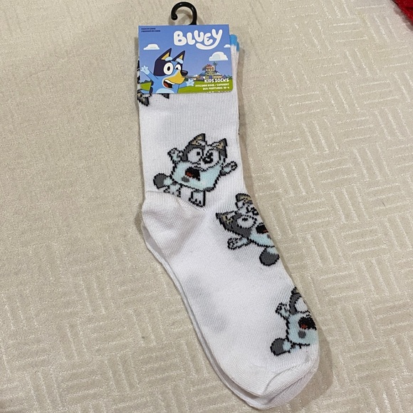 Other - Bluey Character White Socks